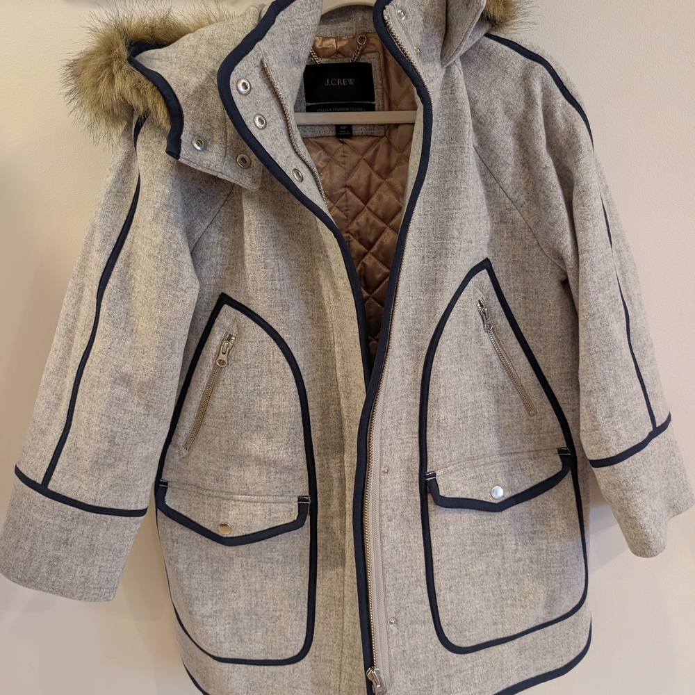J. Crew Wool Coat Size Petite 6
